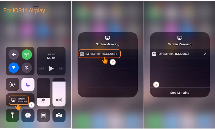 How do I set up mirascreen?