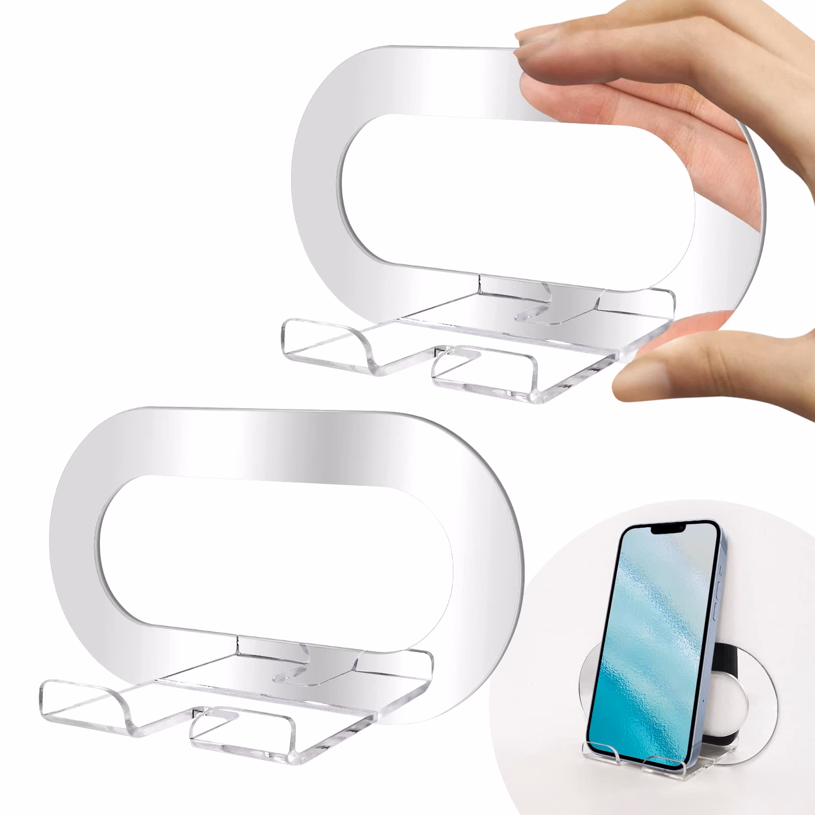 What size phone clip for a mirror?