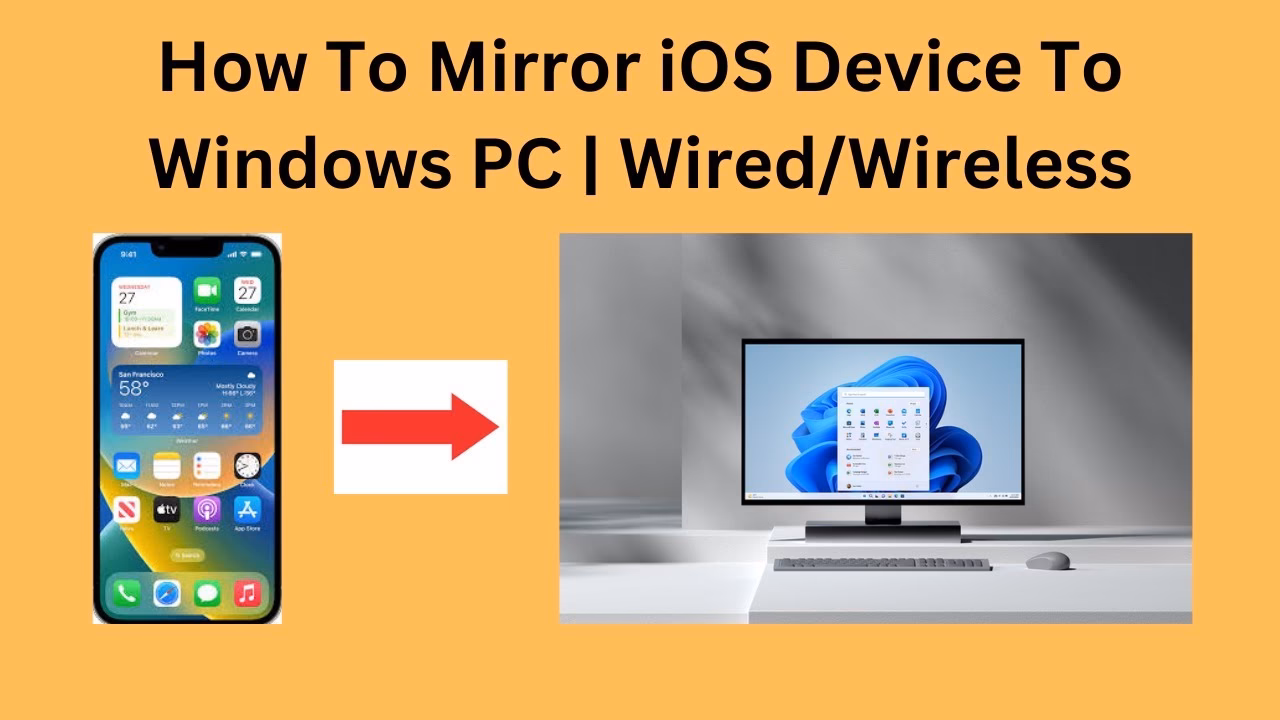 How to display iPhone screen on PC via USB?