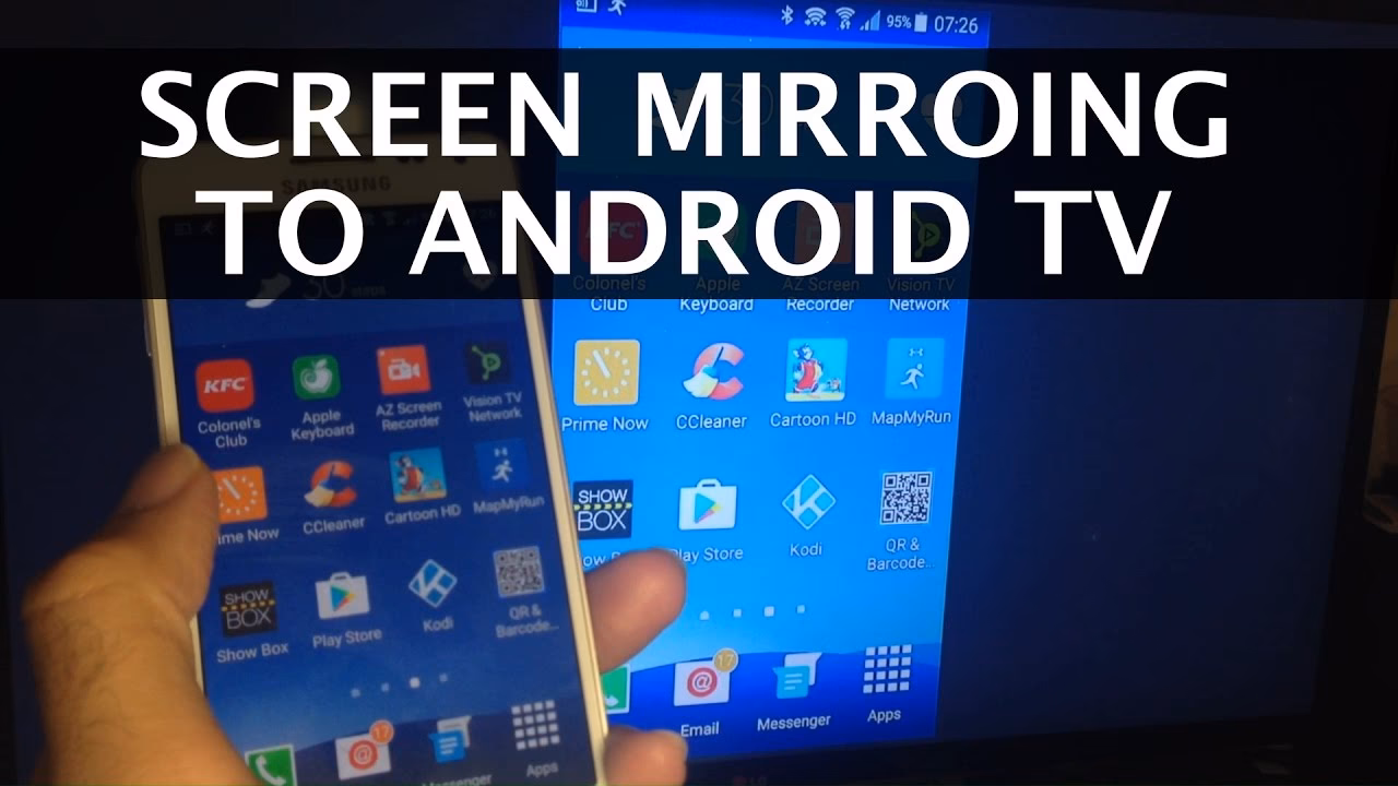 Does native Android screen mirroring work on a TV?