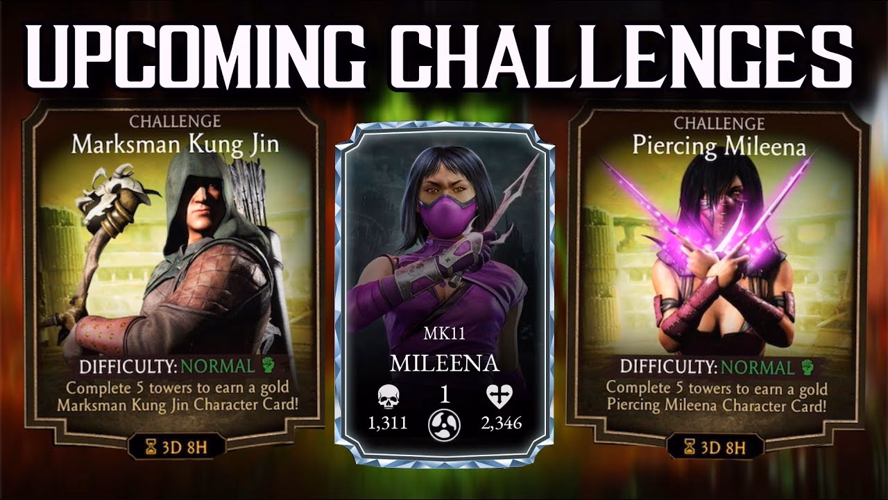 Which MK11 characters are available in challenges?