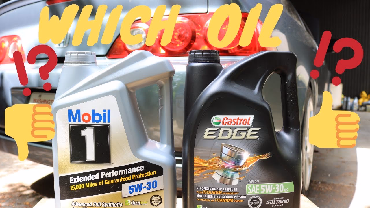 What is the difference between Mobil 1 0W-20 & 5W-30 oil?