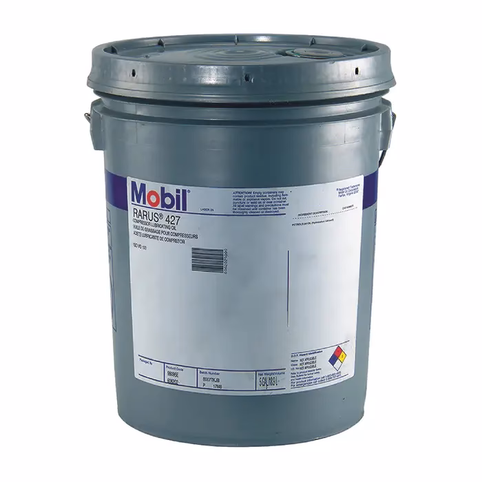 What is Mobil Rarus 400 series ashless air compressor oil?