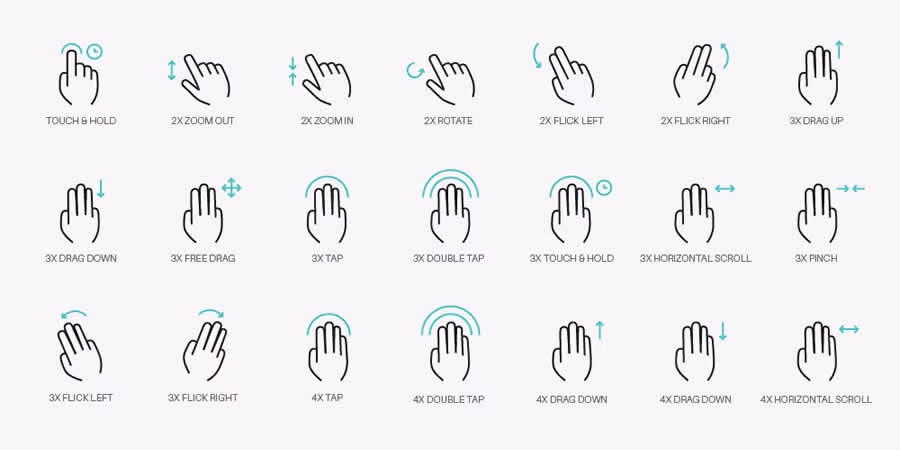 Do Android devices sense gestures?