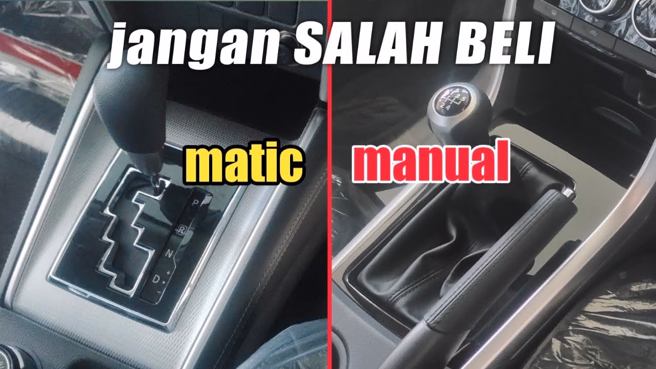 Apa perbedaan antara mobil manual dan mobil otomatis?