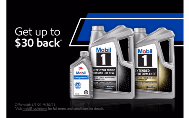 What is the Mobil 1tm oil change offer?