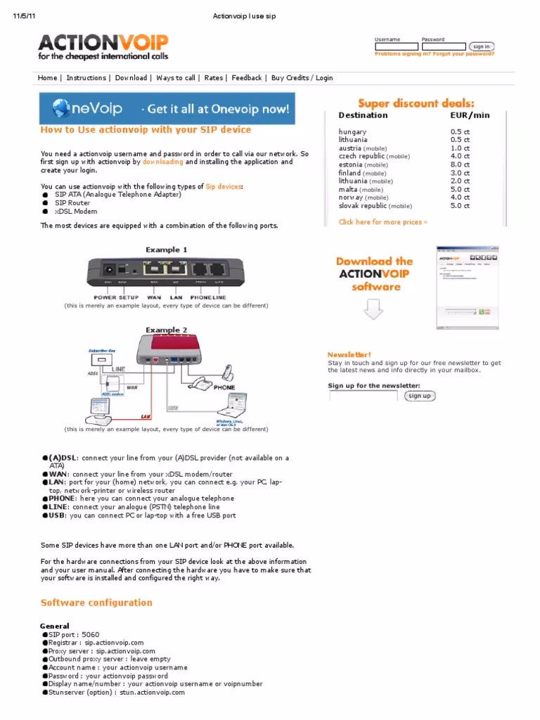 What do I do if I don't have a actionvoip name?