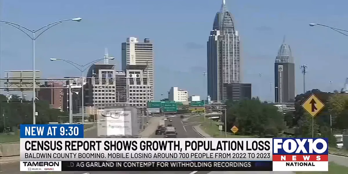 What is the growth rate of Mobile Alabama?