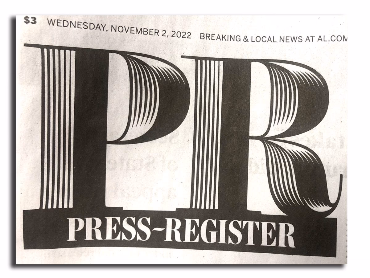 When was Mobile County newspaper published?