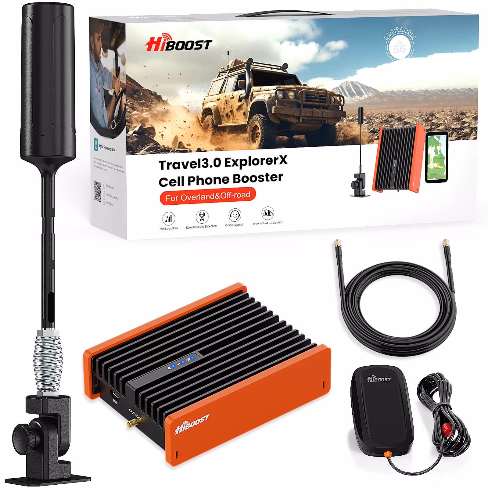 What is a wideband cellular antenna booster?