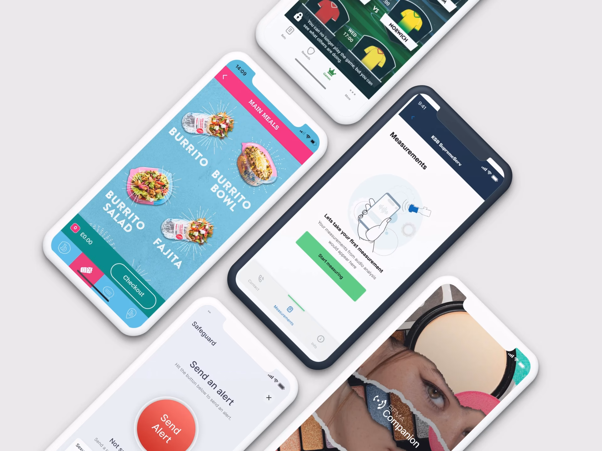 Who are the members of the mobile app development team?