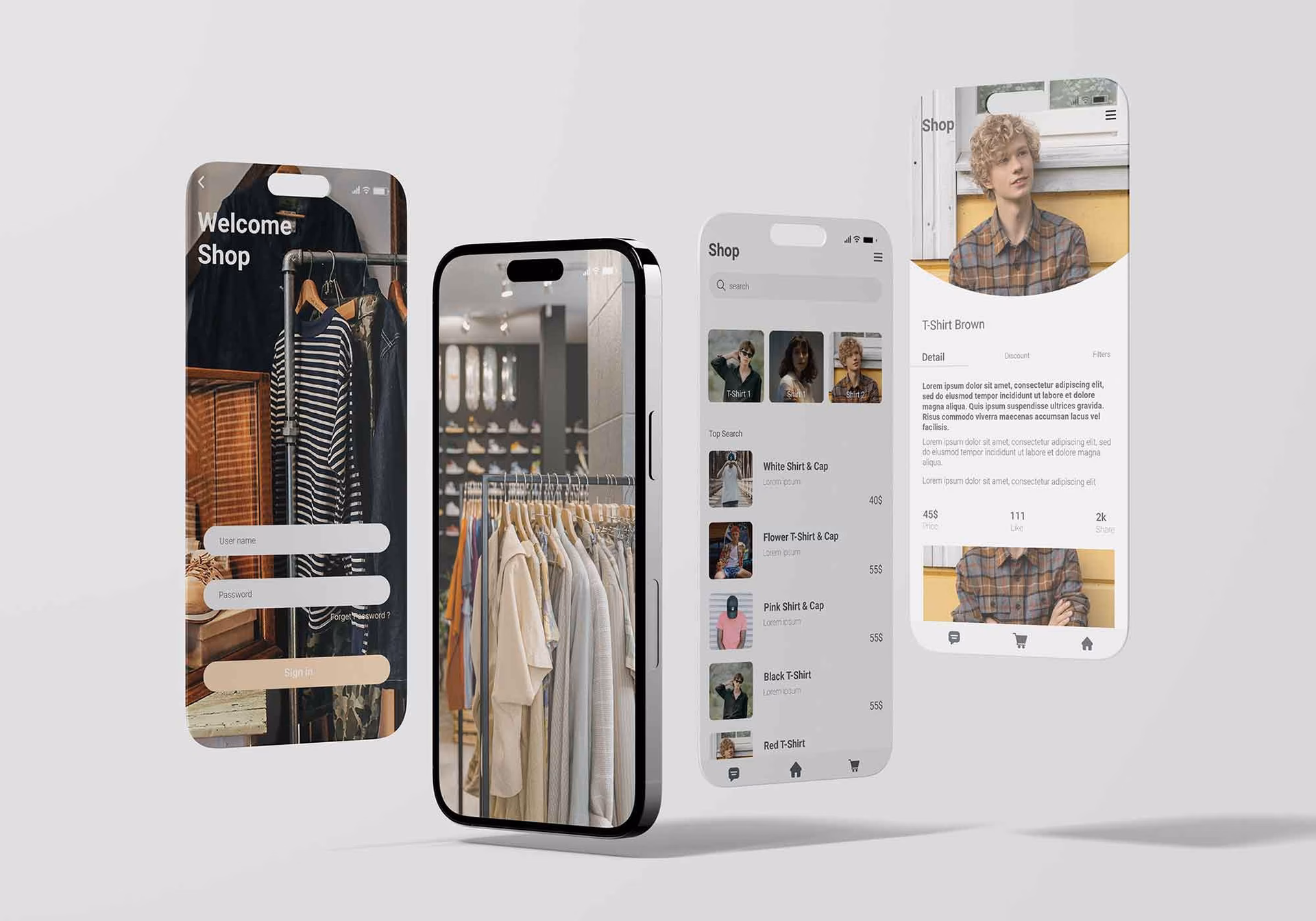 Is there a free old Android phone mockup in PSD?