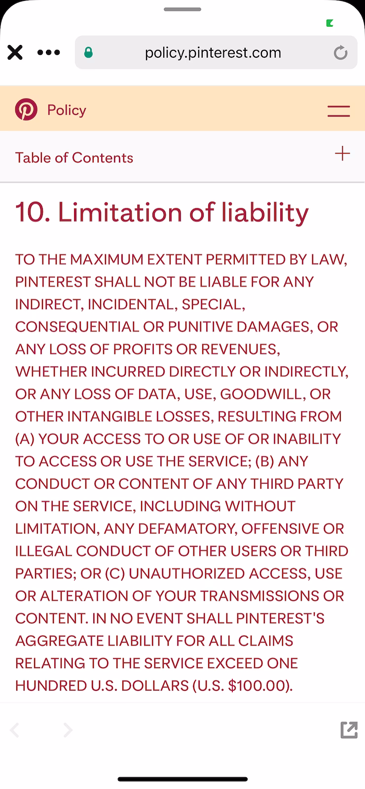 What are terms and conditions for a website or mobile application?