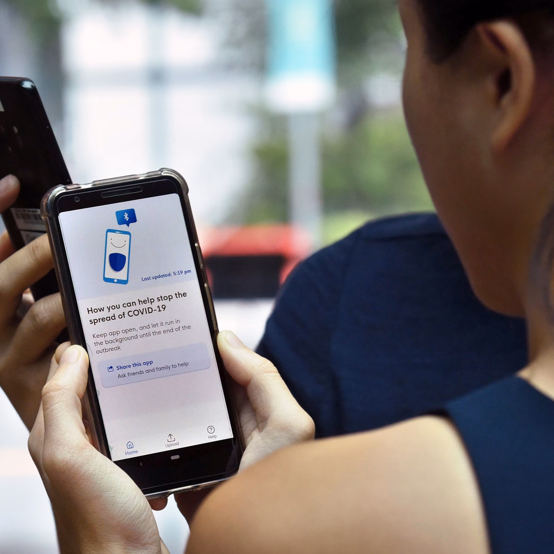 What should I do if an app has a virus?