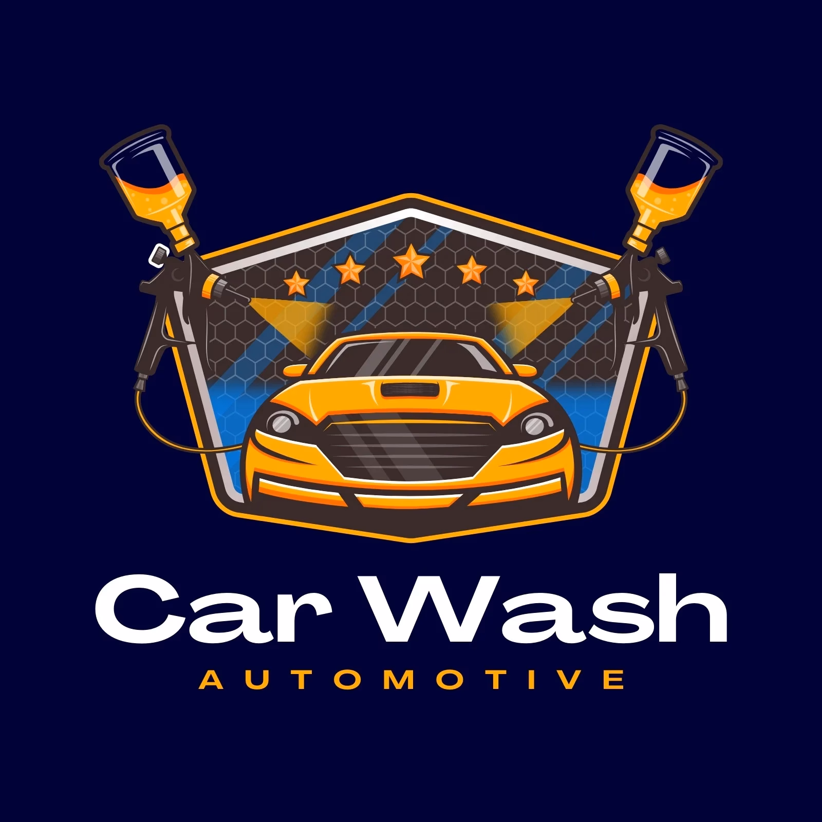 How many vectors are there for a car wash logo?