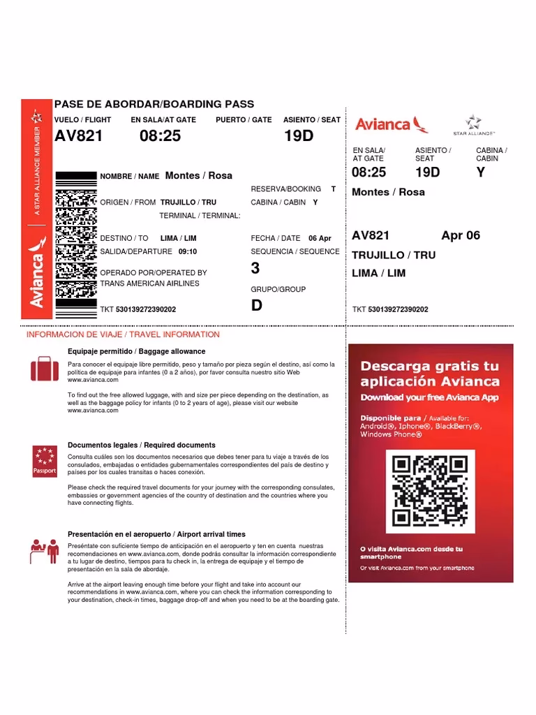 When does Avianca online check-in open?