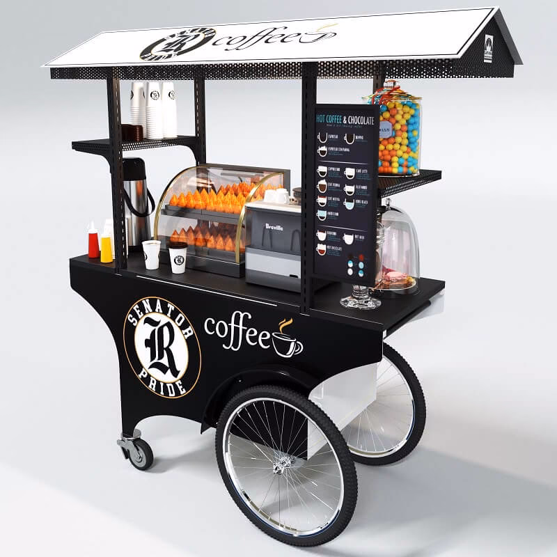What is a coffee cart for rent or sale?
