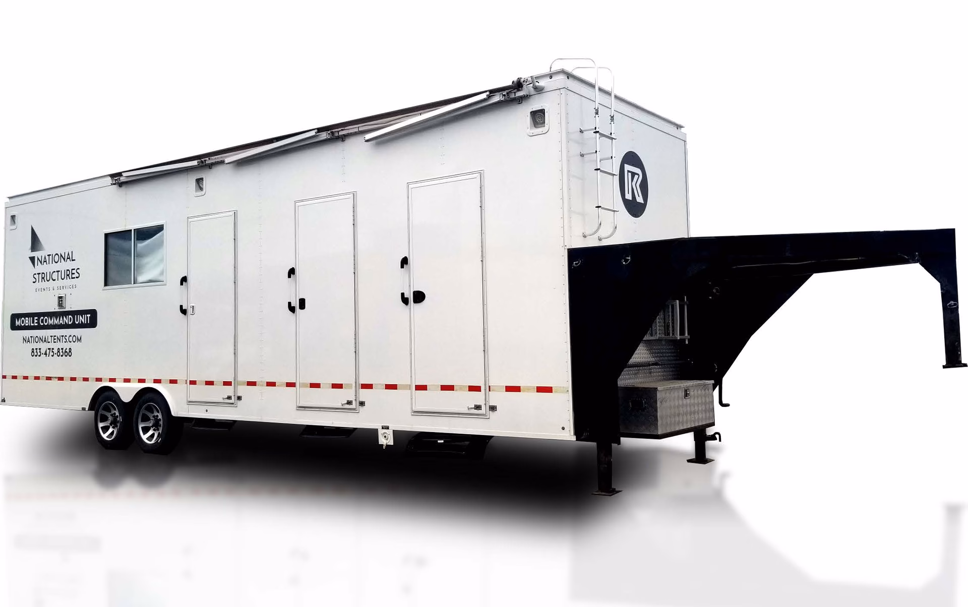 How big is a mobile command vehicle?