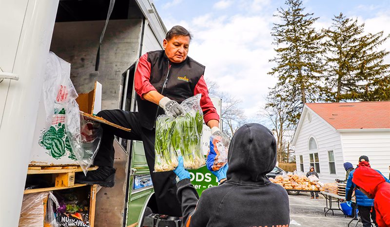 What is Anglicare's mobile community pantry?