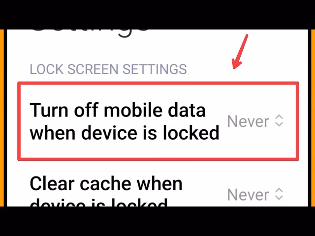 How do I know if my mobile data is on or off?