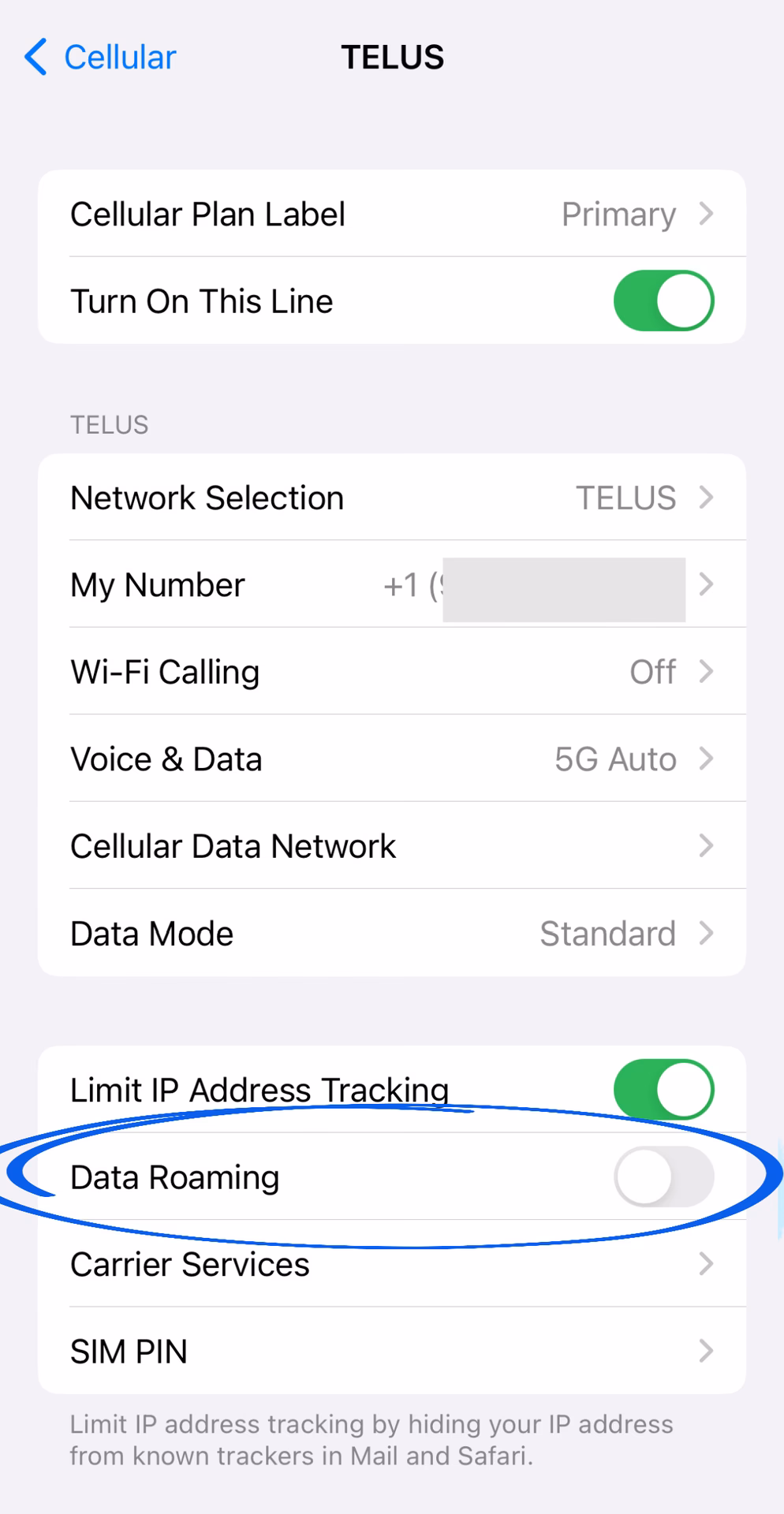 What is data roaming?