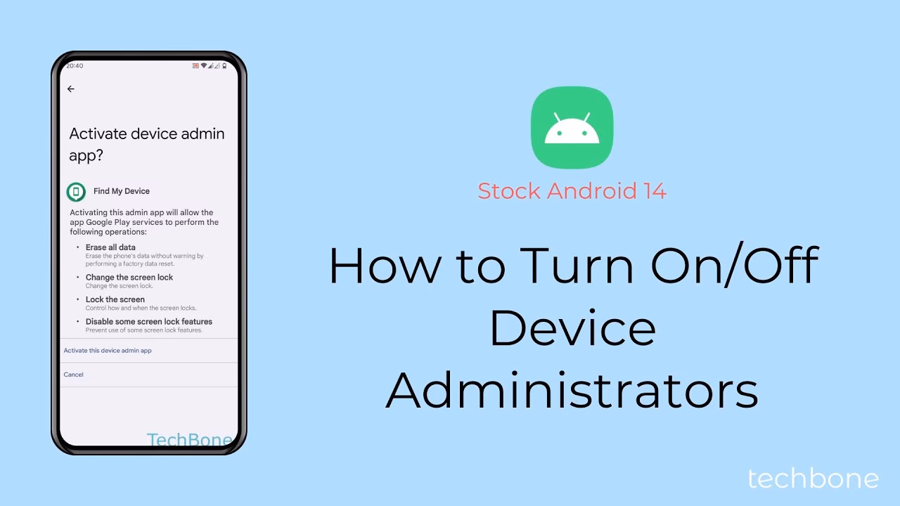 What is Android device administrator?