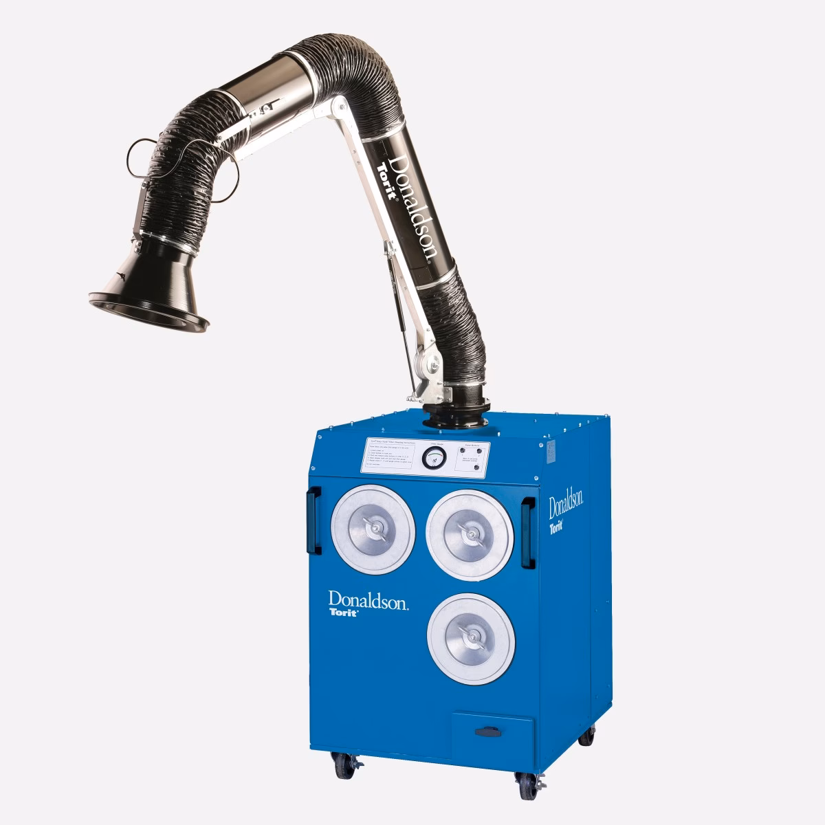 What are the features of airblast mobile dust collection systems?