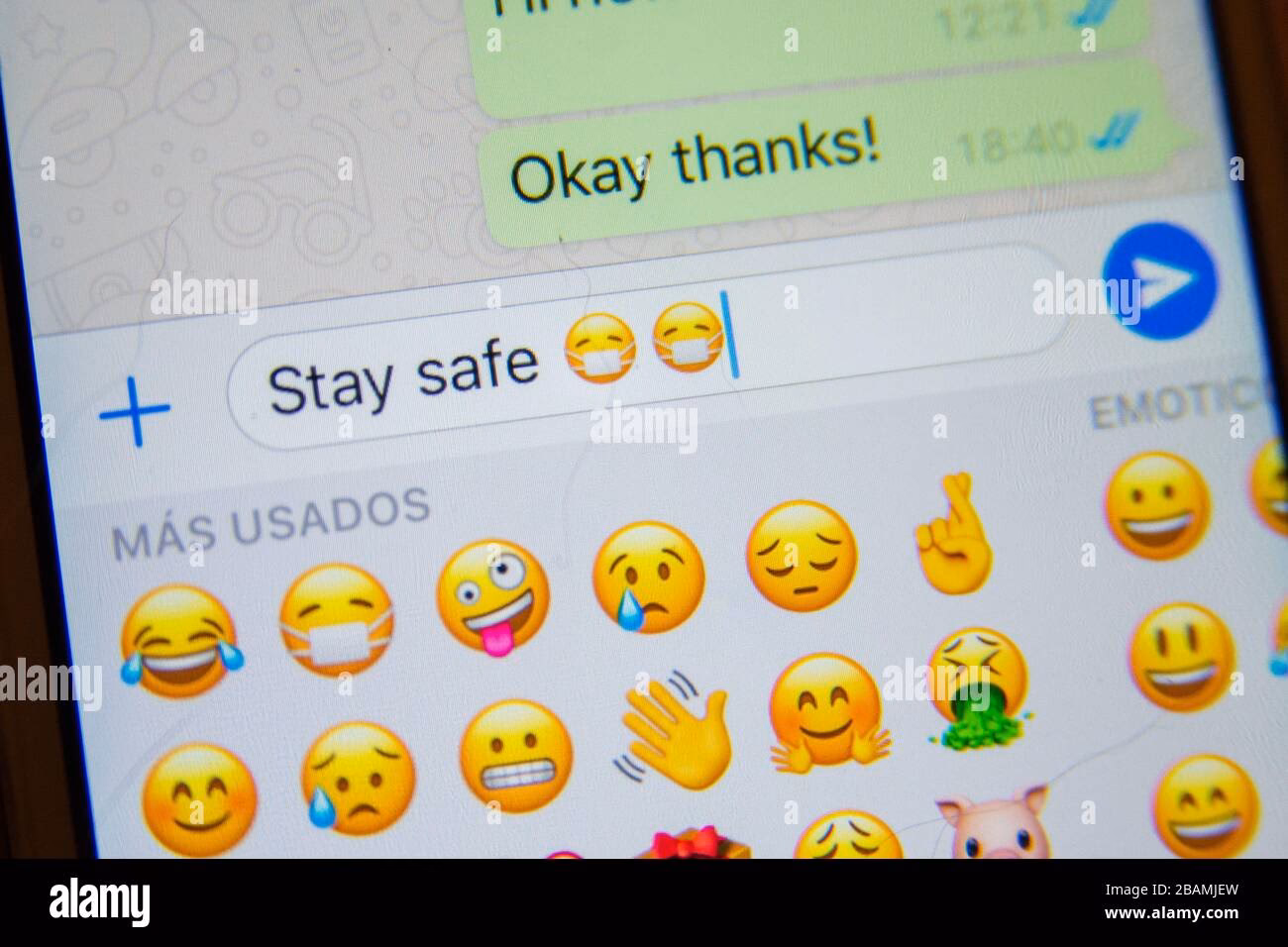 What emoji do you use for liking a message?