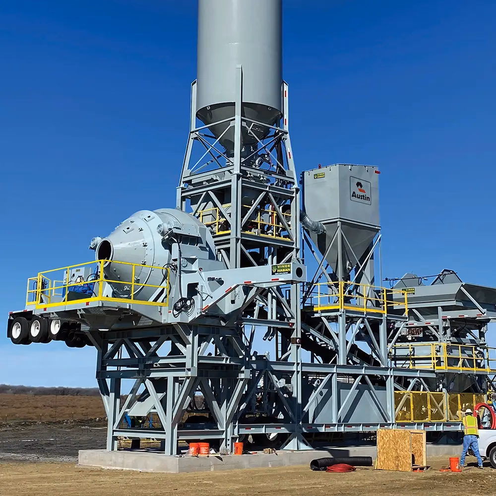 How does a concrete mobile work?