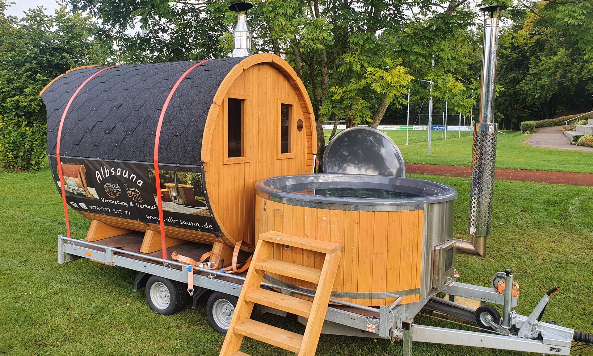 Wie funktioniert eine mobile Sauna?