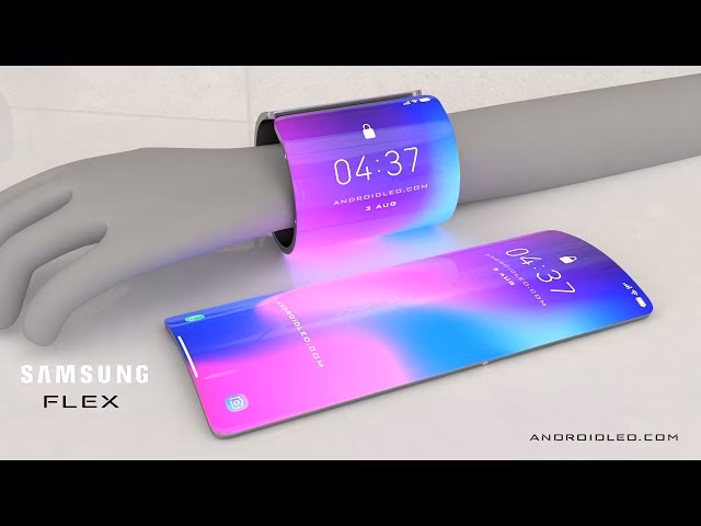 What is a foldable smartphone display?