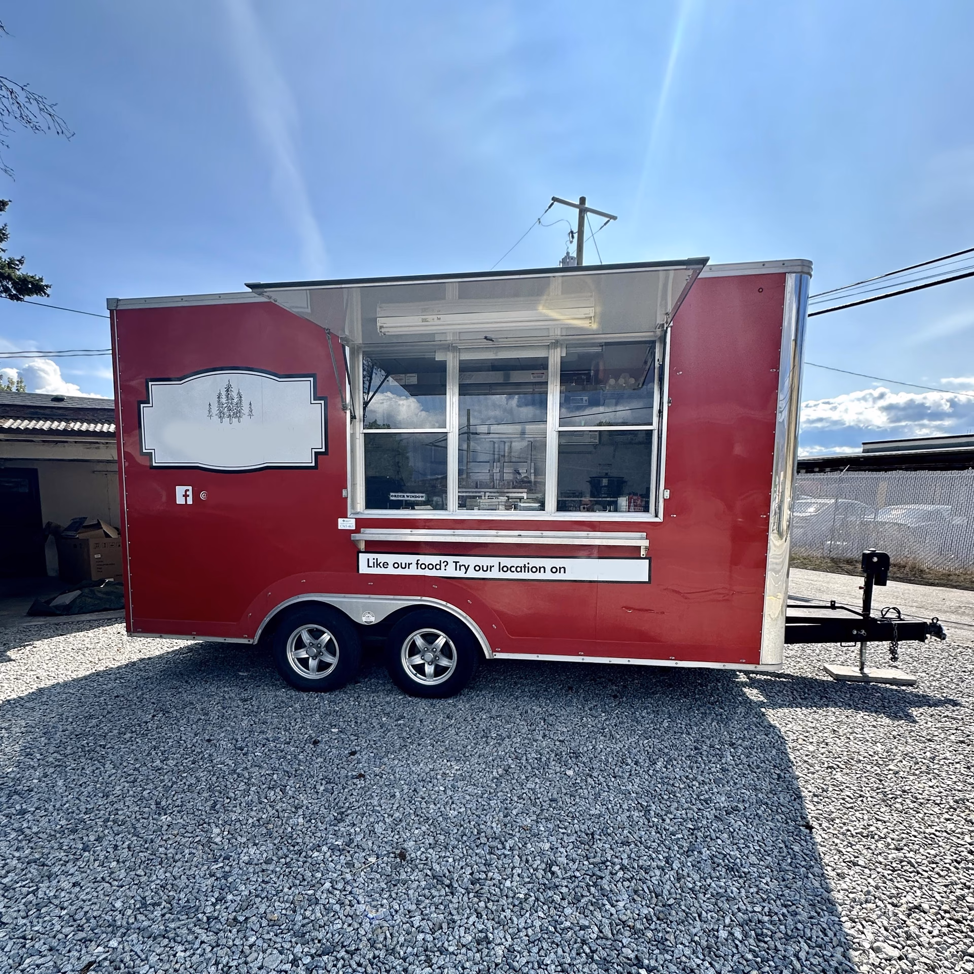 How big is a food trailer?