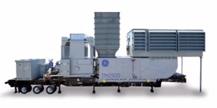 What is a mobile gas turbine power plant?