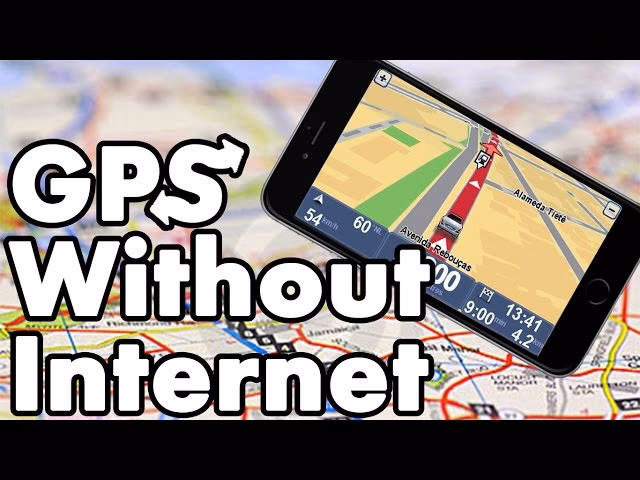 Can a GPS app track a location without internet connection?