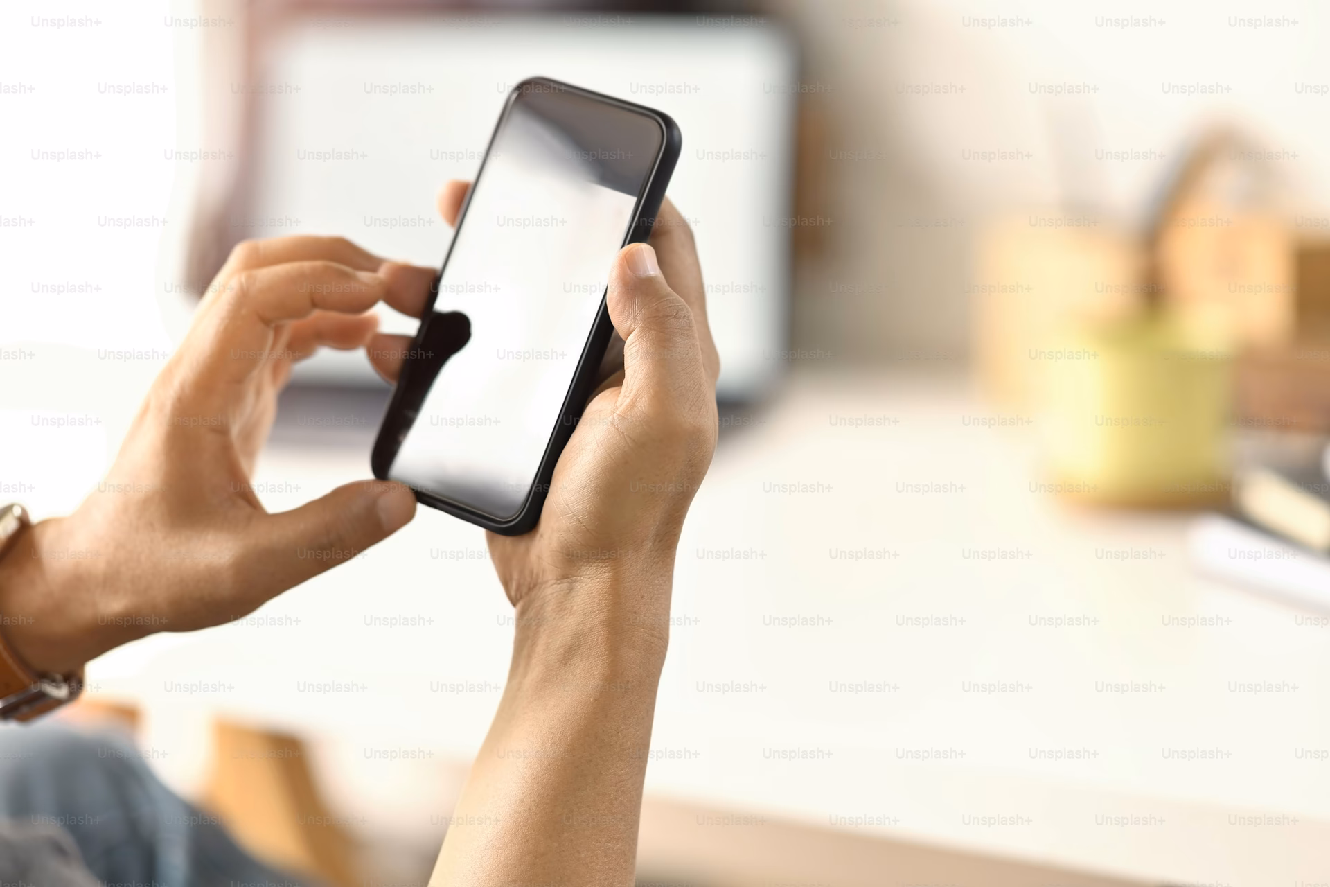 What is a finger touch on a mobile phone?