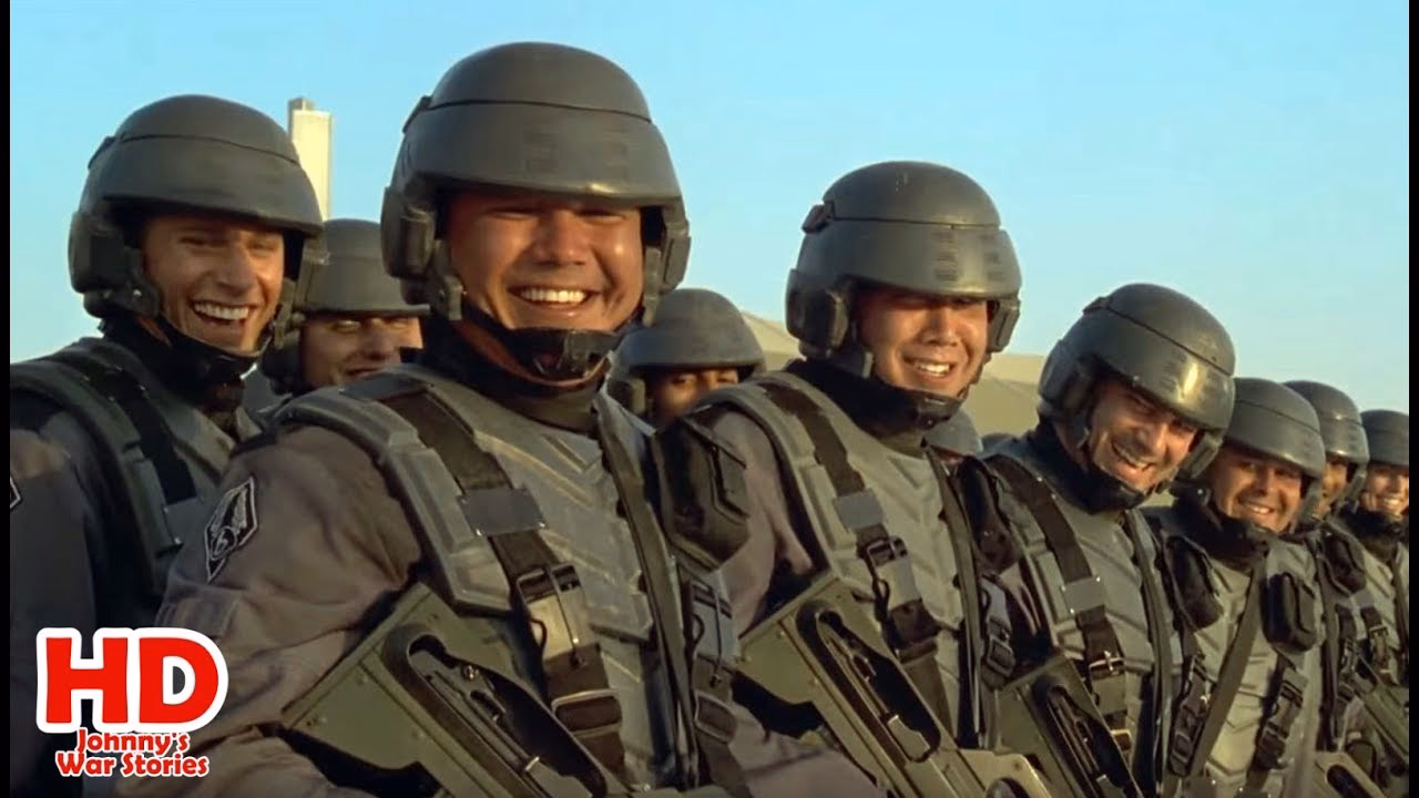 Who is the mobile infantry in Starship Troopers?