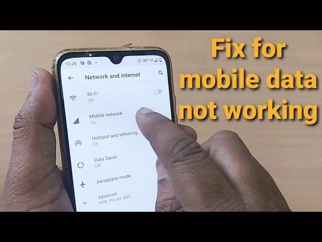 Why is my mobile data not working in airplane mode?