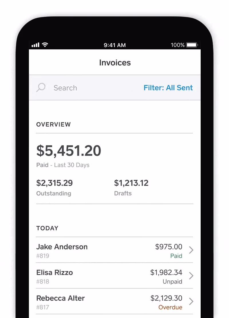 Does invoice maker have a mobile app?
