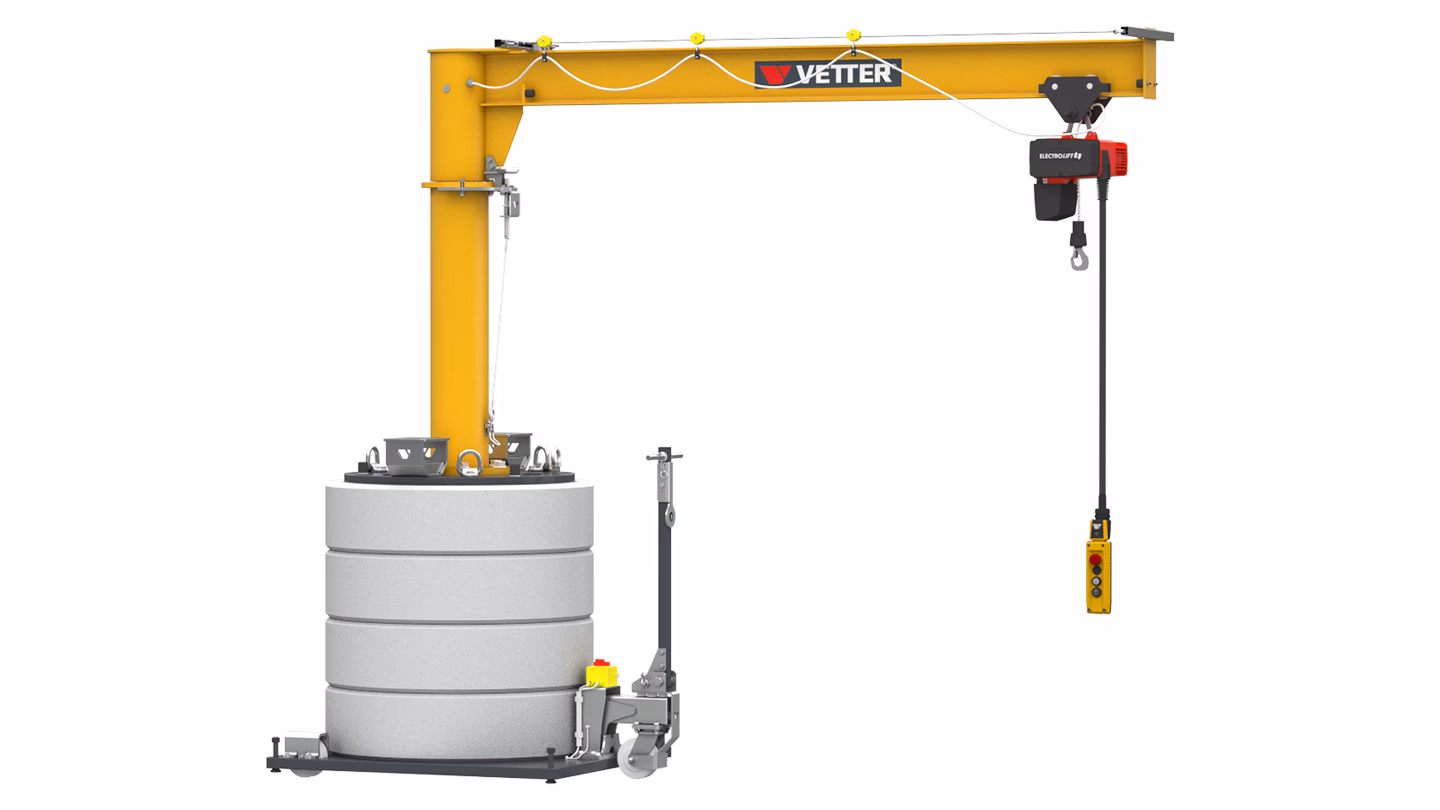 What is a jib arm crane?