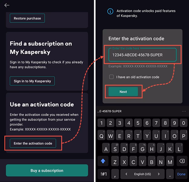 How to activate Kaspersky password manager for free?