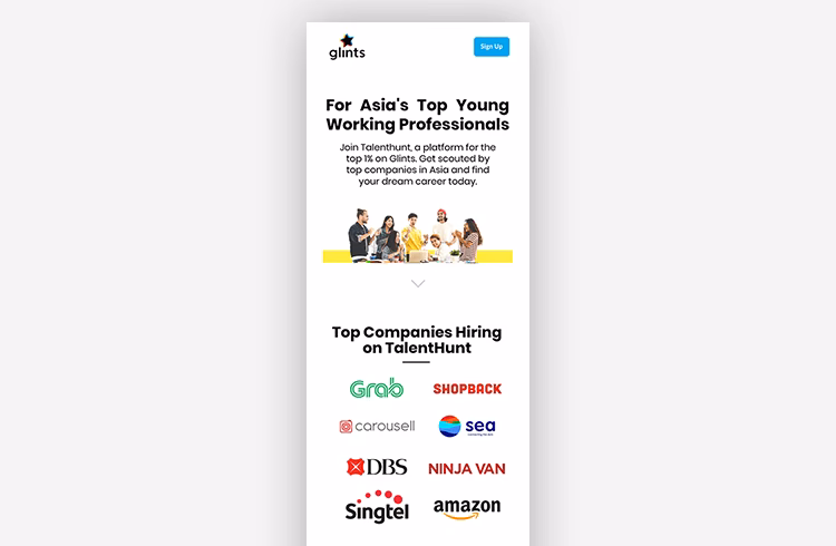 What is a mobile-optimized landing page?