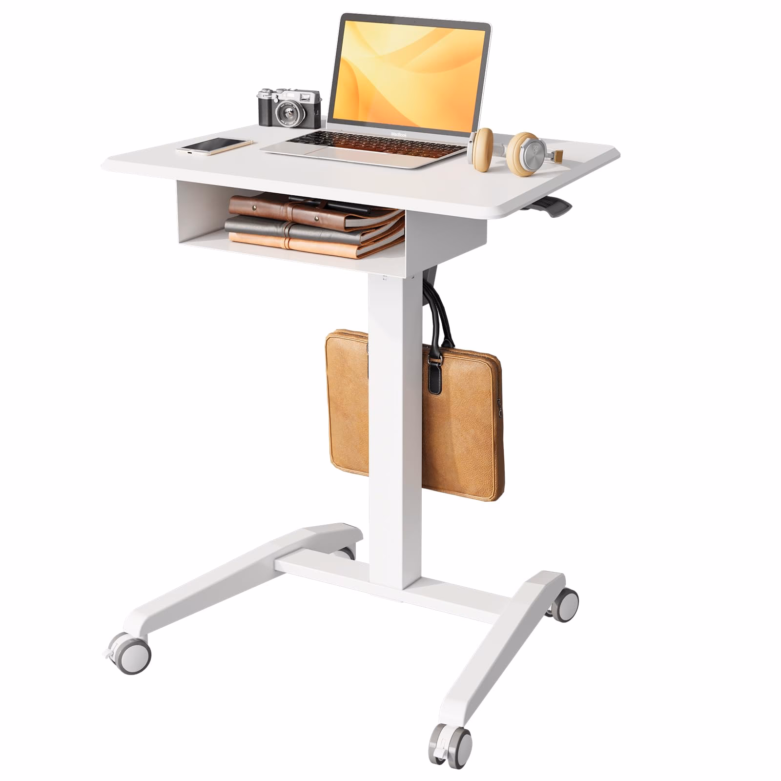 What are the different types of laptop desks?