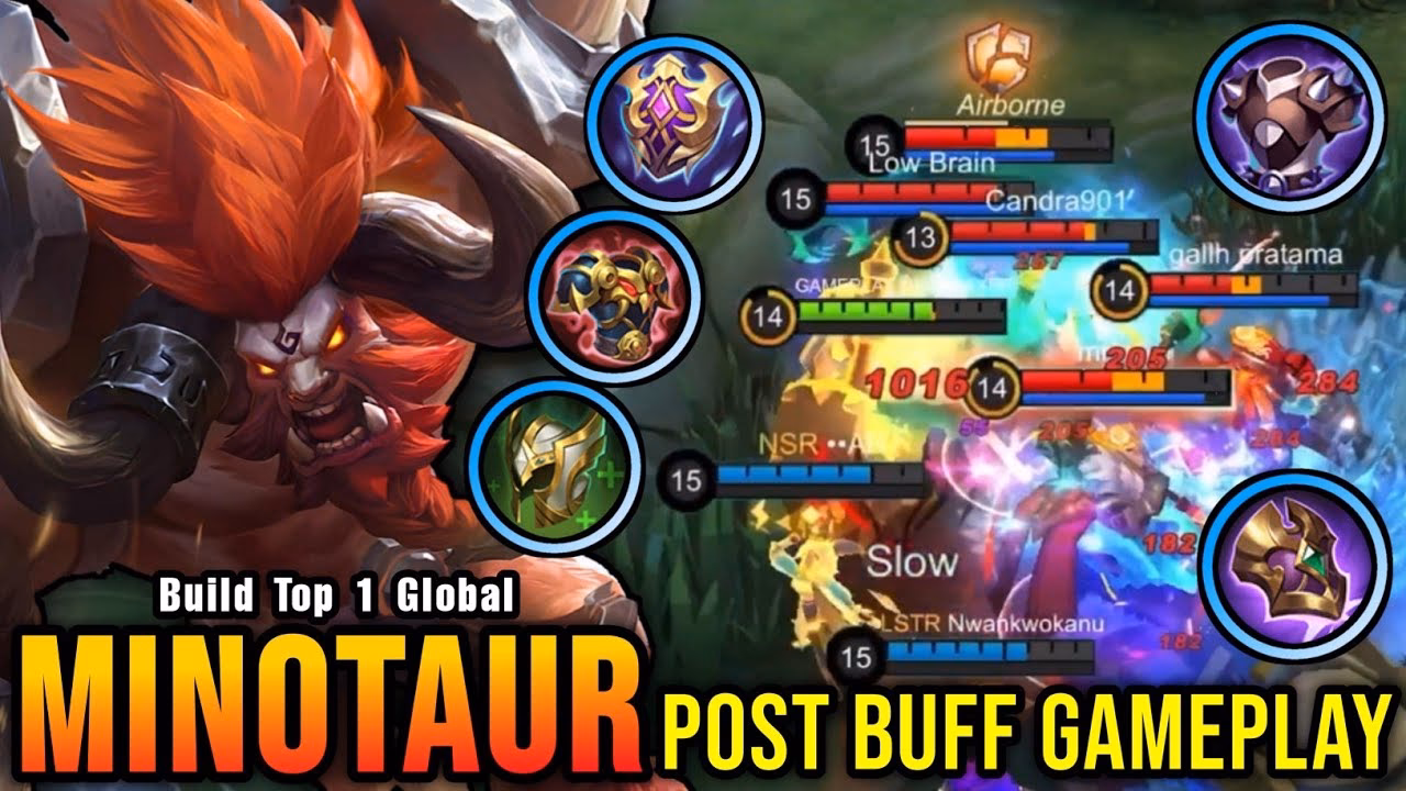 What items should I add to Mobile Legends Minotaur?