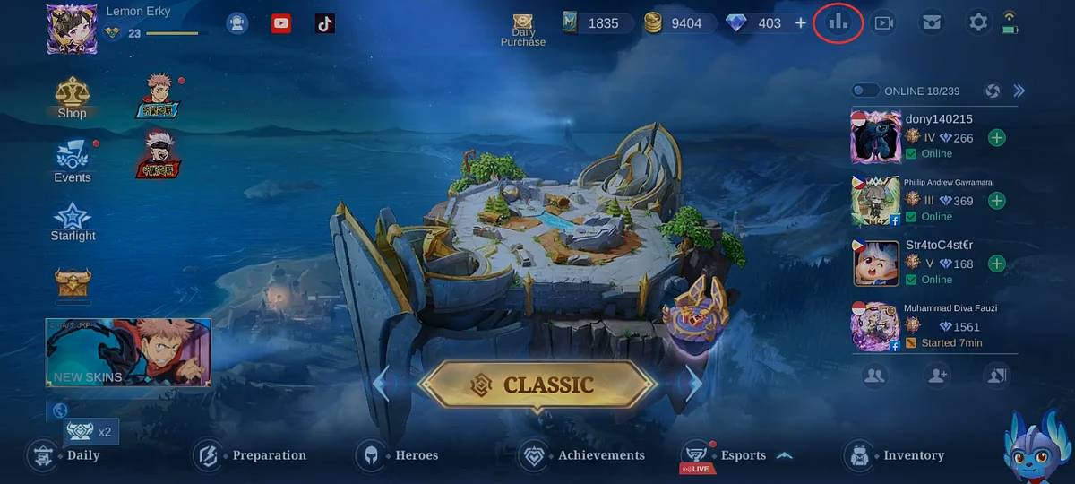 How to activate location in Mobile Legends?