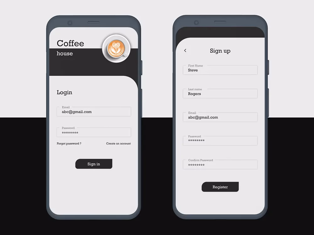 How many login screen design examples are there?