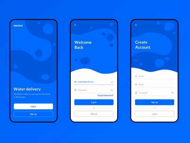What are app login screen design templates?
