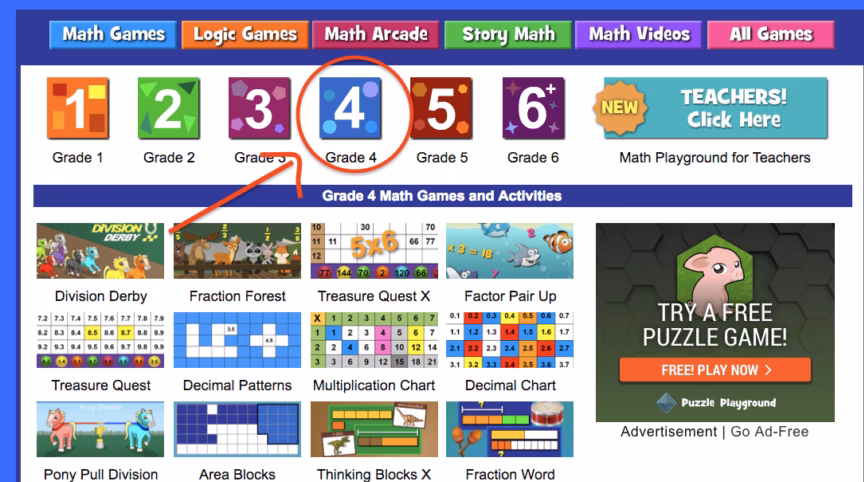 What is math playground?