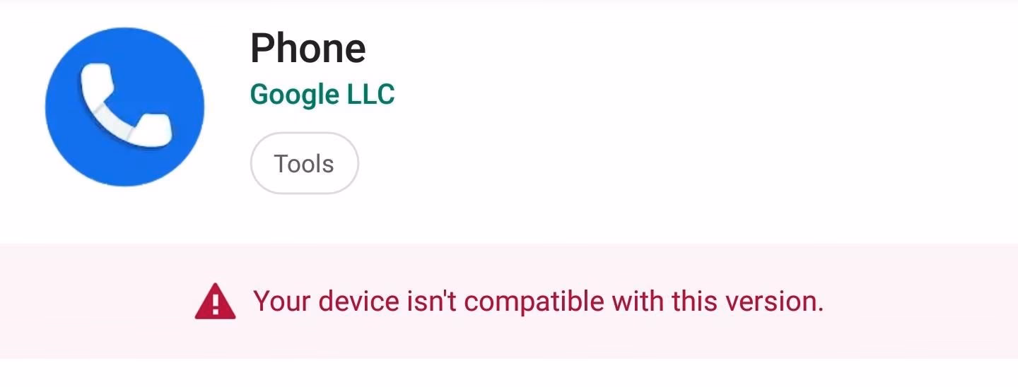 What if my Android app is not compatible with my phone?