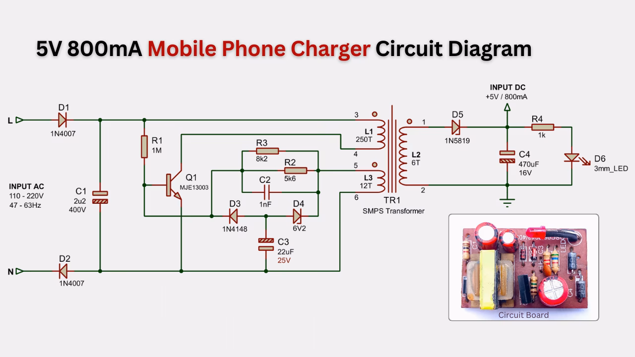 How difficult is it to make a mobile charger circuit diagram?