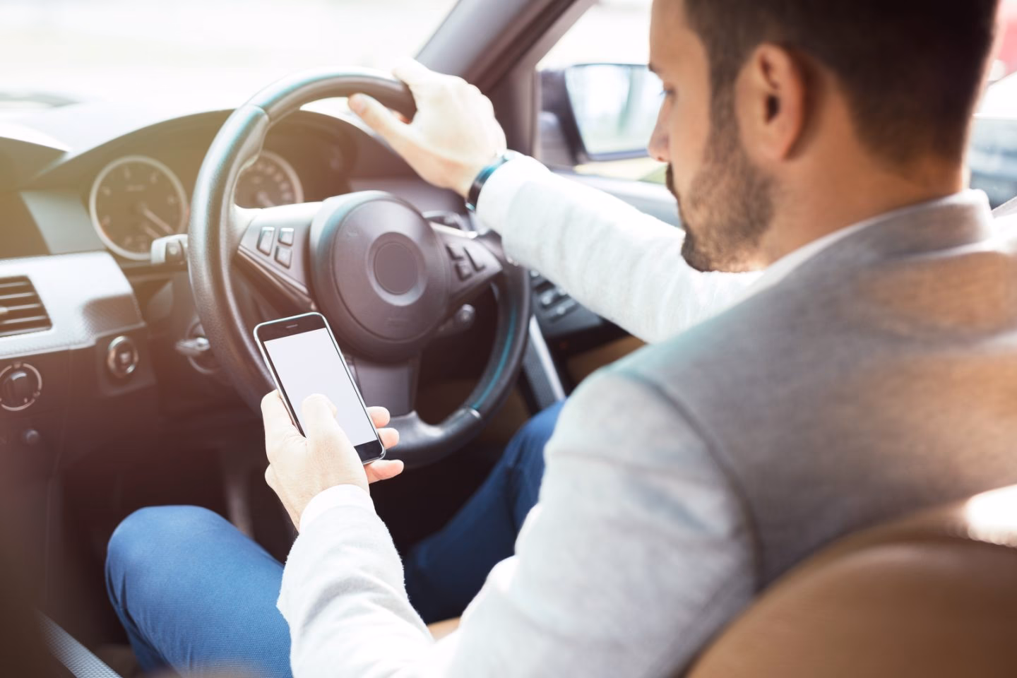 Are mobile phones a driver distraction?